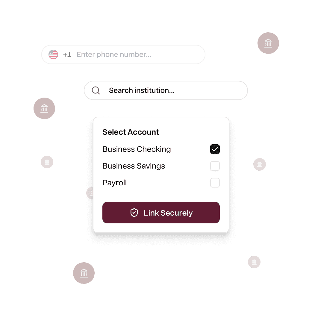 Secure vendor bank account verification check