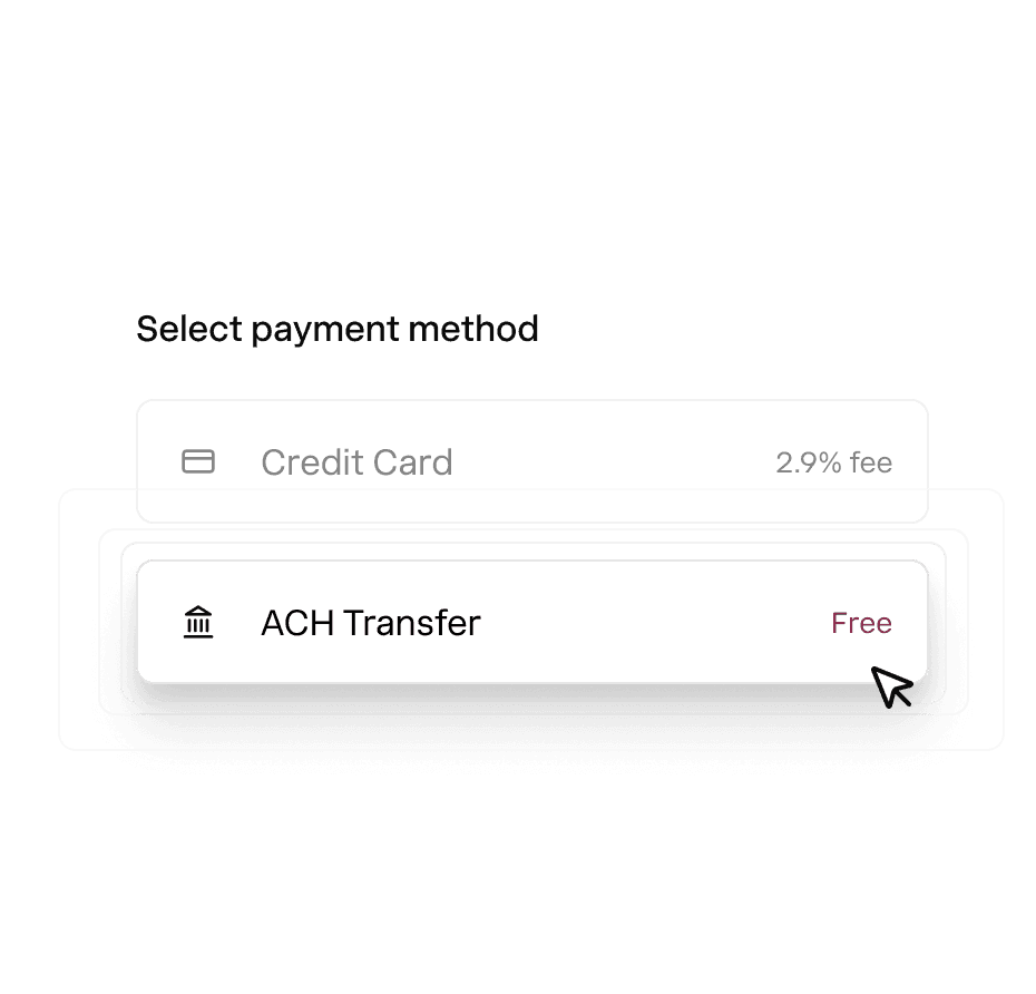 Unlimited free ACH payments unlike Melio monthly limits