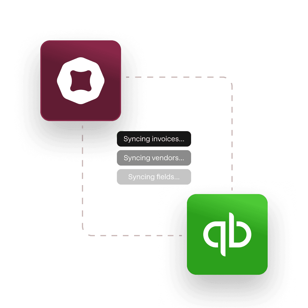 Two-way QuickBooks sync keeping bills and vendor records aligned